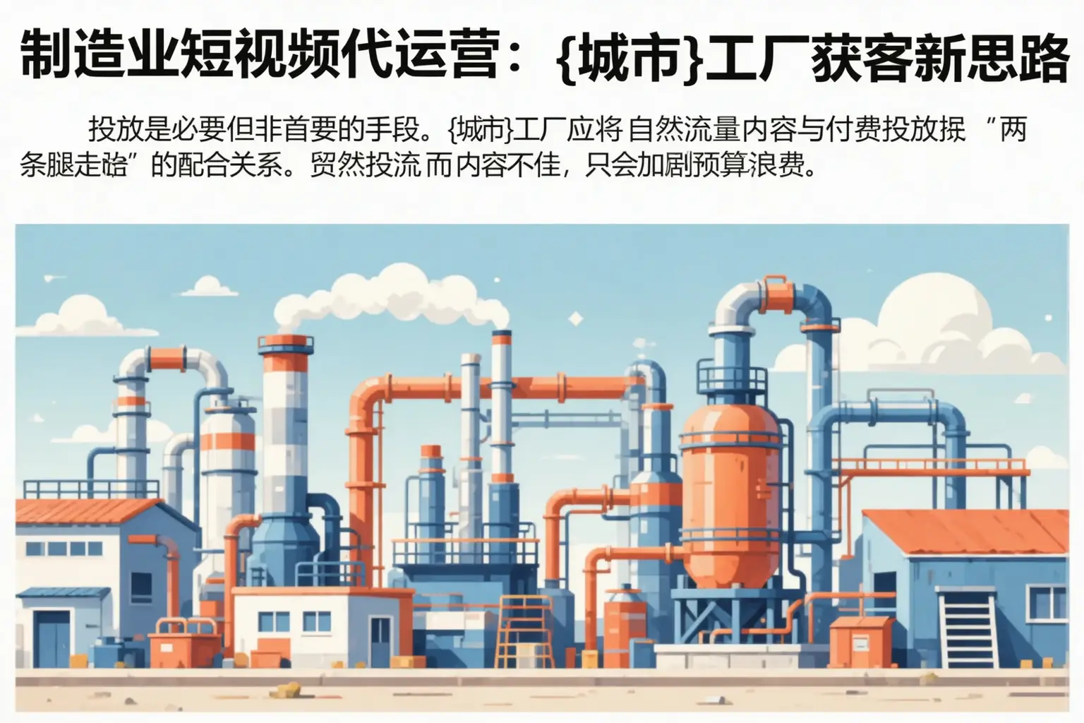 制造业短视频代运营:扬州工厂获客新思路