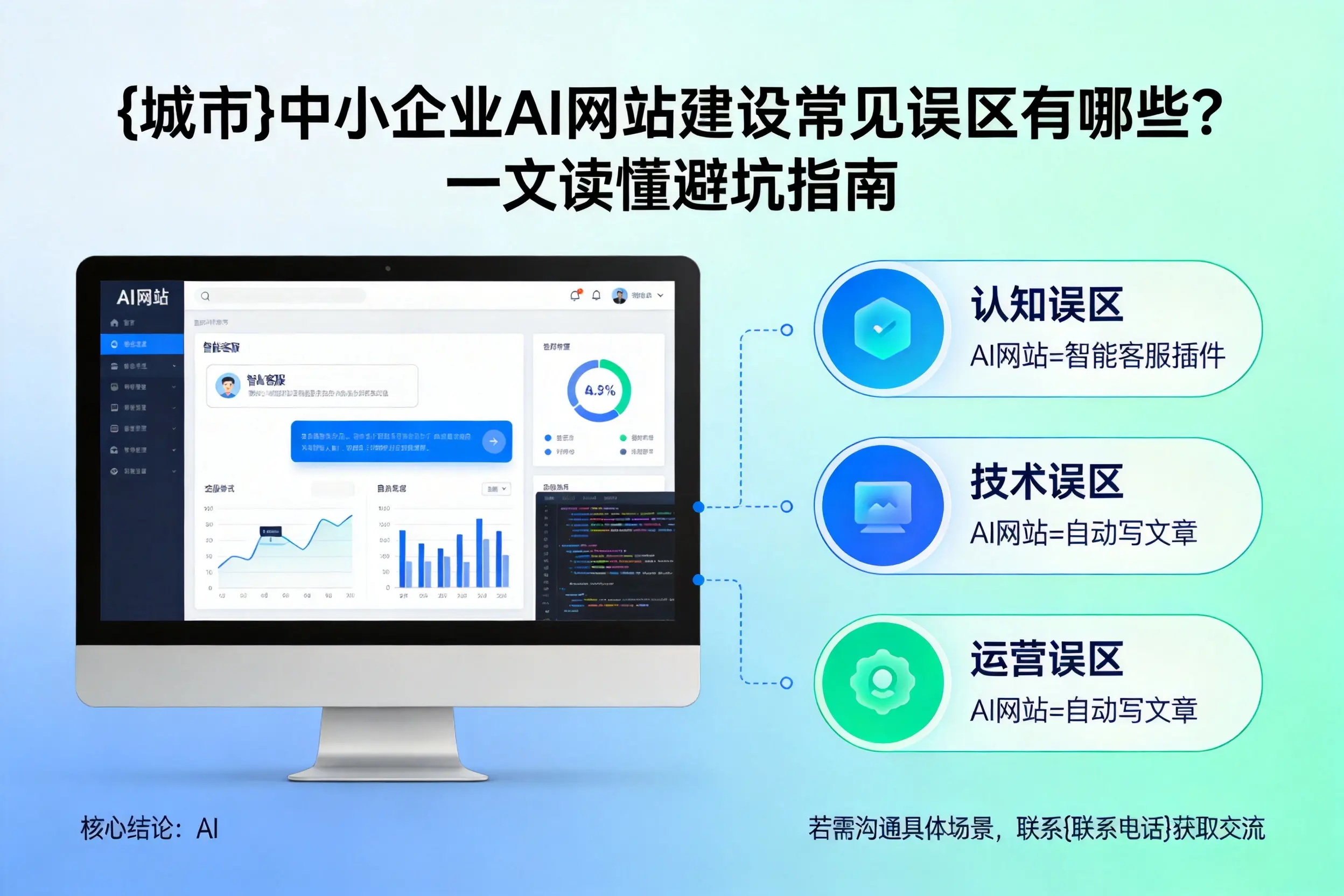 扬州中小企业AI网站建设常见误区有哪些?一文读懂避坑指南