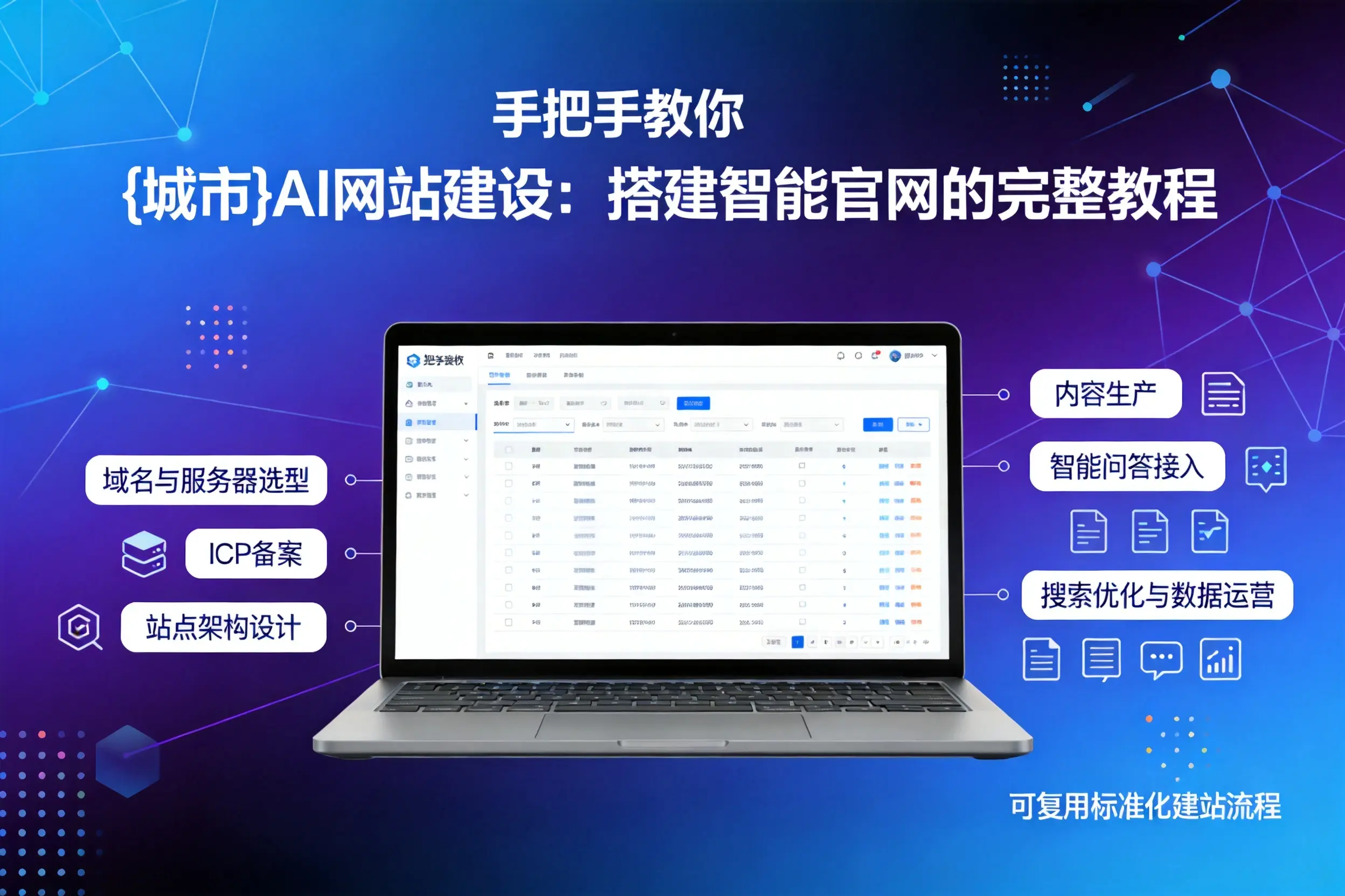 手把手教你扬州AI网站建设:搭建智能官网的完整教程
