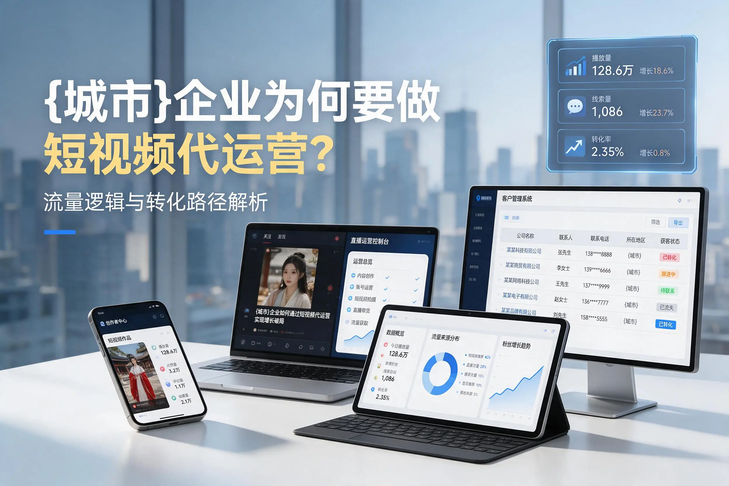扬州企业为何要做短视频代运营?流量逻辑与转化路径解析