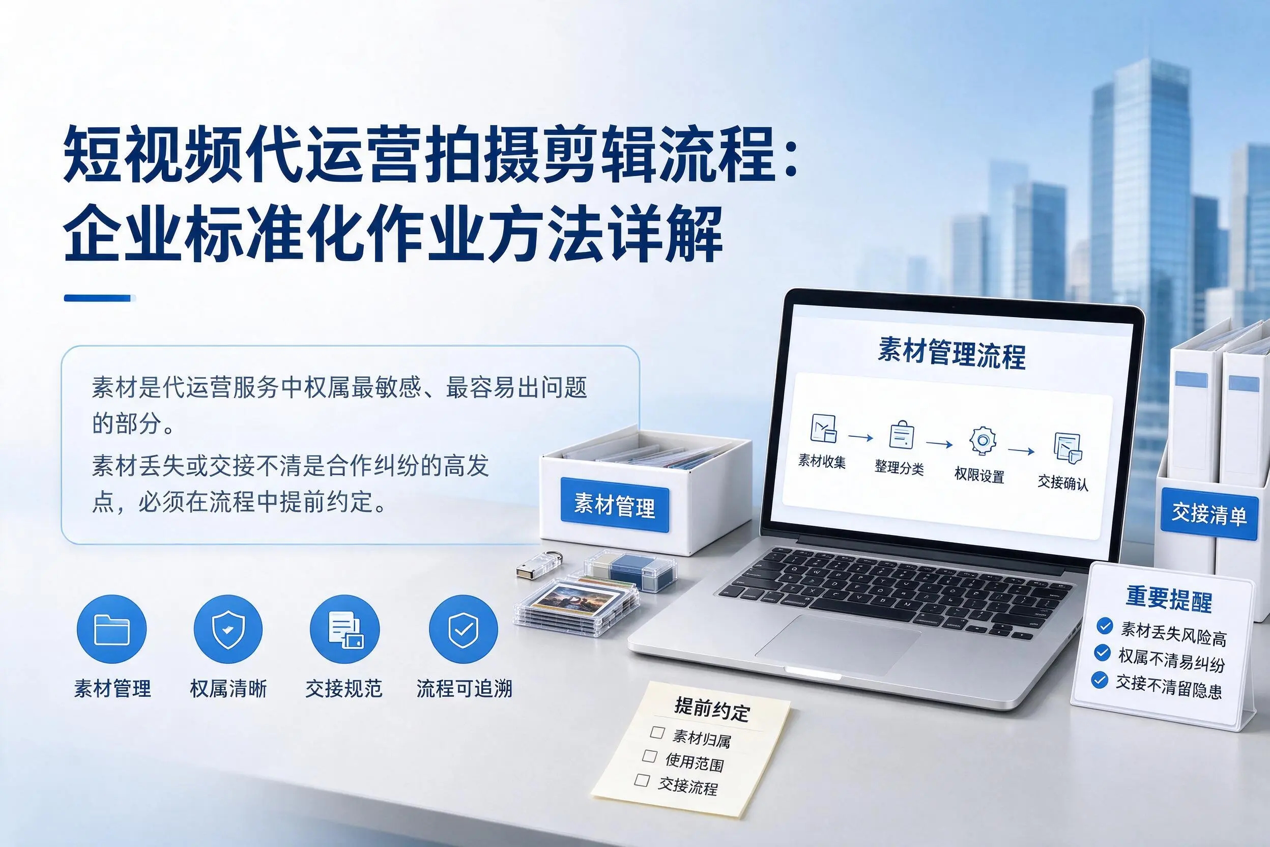 短视频代运营拍摄剪辑流程:扬州企业标准化作业方法详解