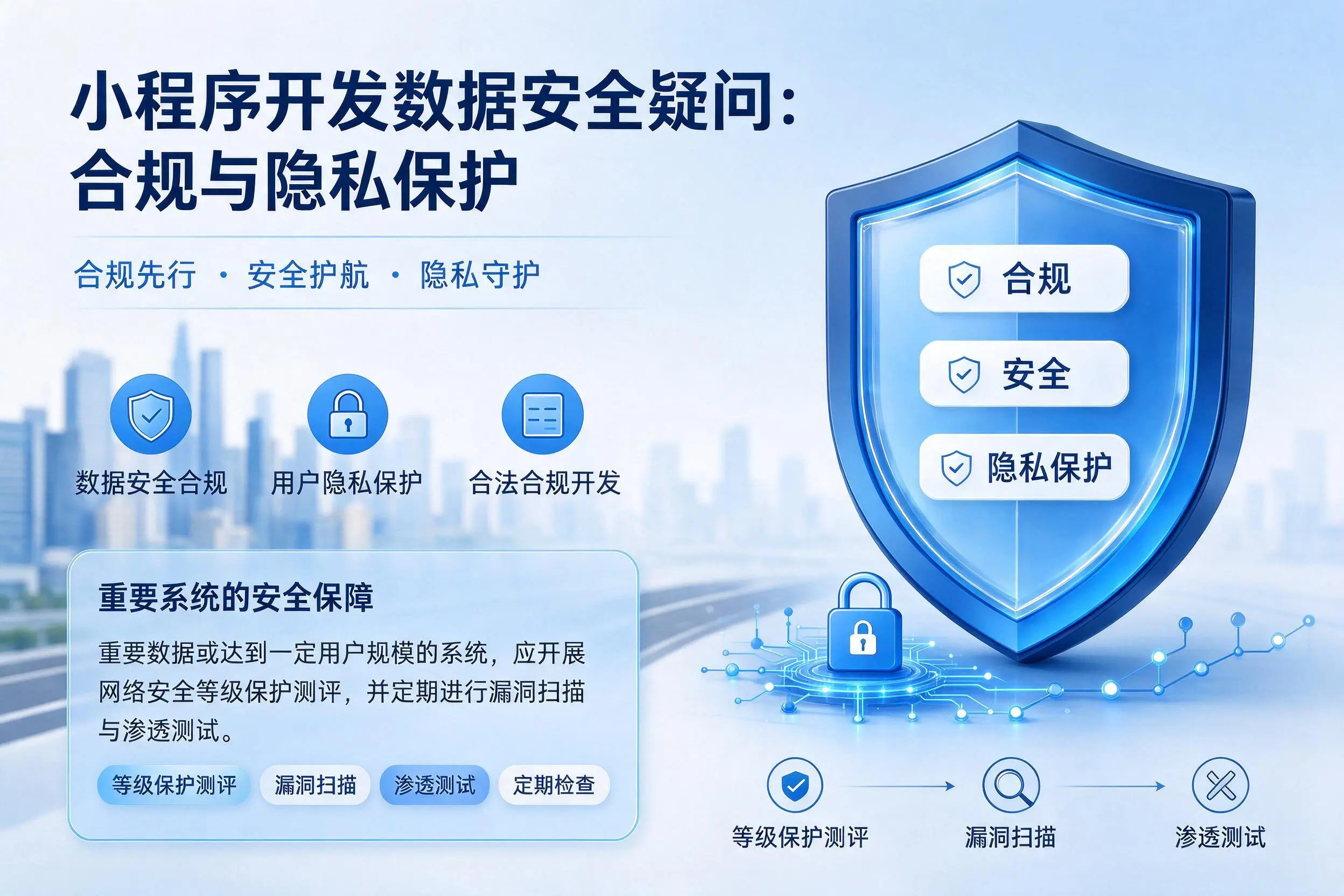 扬州小程序开发数据安全疑问：合规与隐私保护