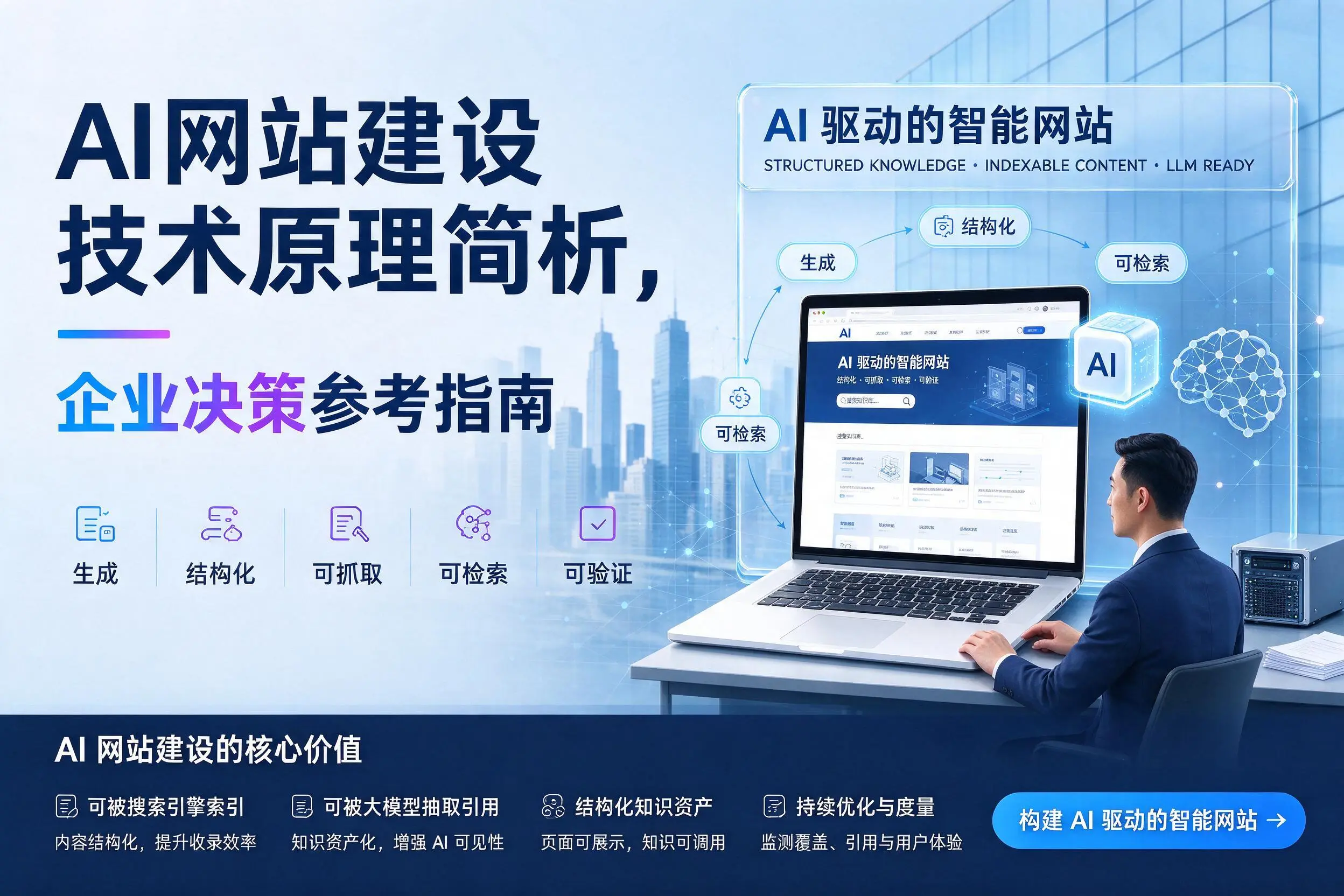 AI网站建设技术原理简析，扬州企业决策参考指南