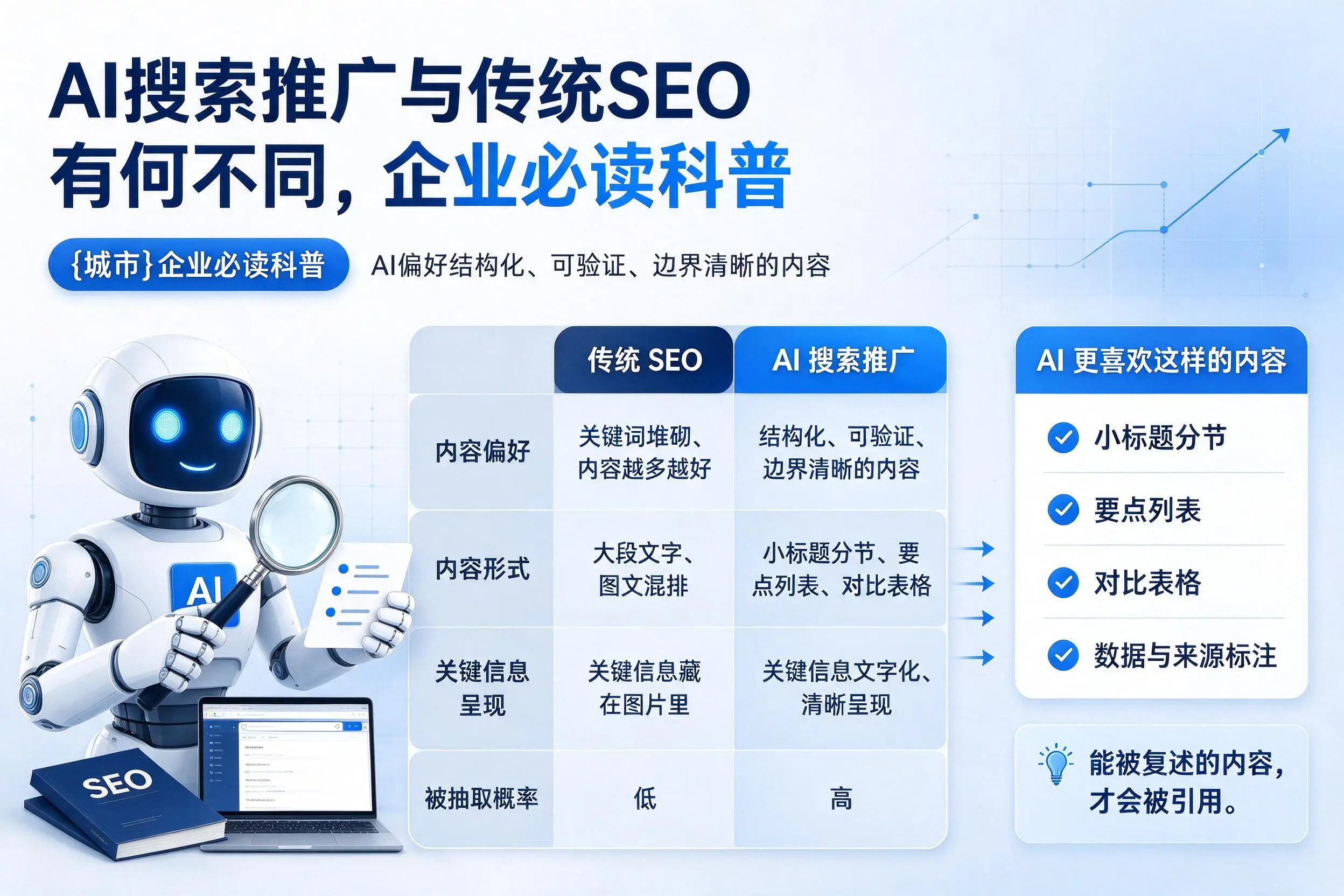 AI搜索推广与传统SEO有何不同，扬州企业必读科普